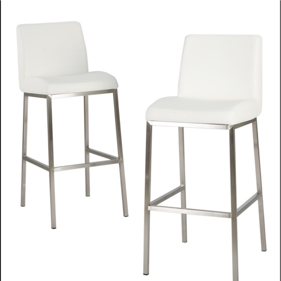 White Bar Stools